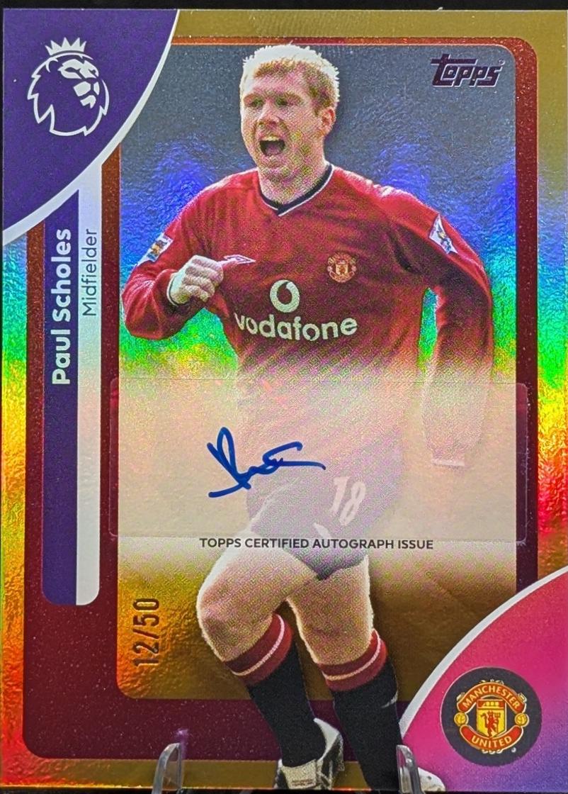Paul Scholes [Gold Rainbow] #AC-PS