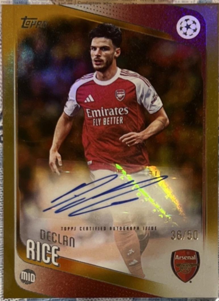 Declan Rice [Gold Inferno] #BA-DR