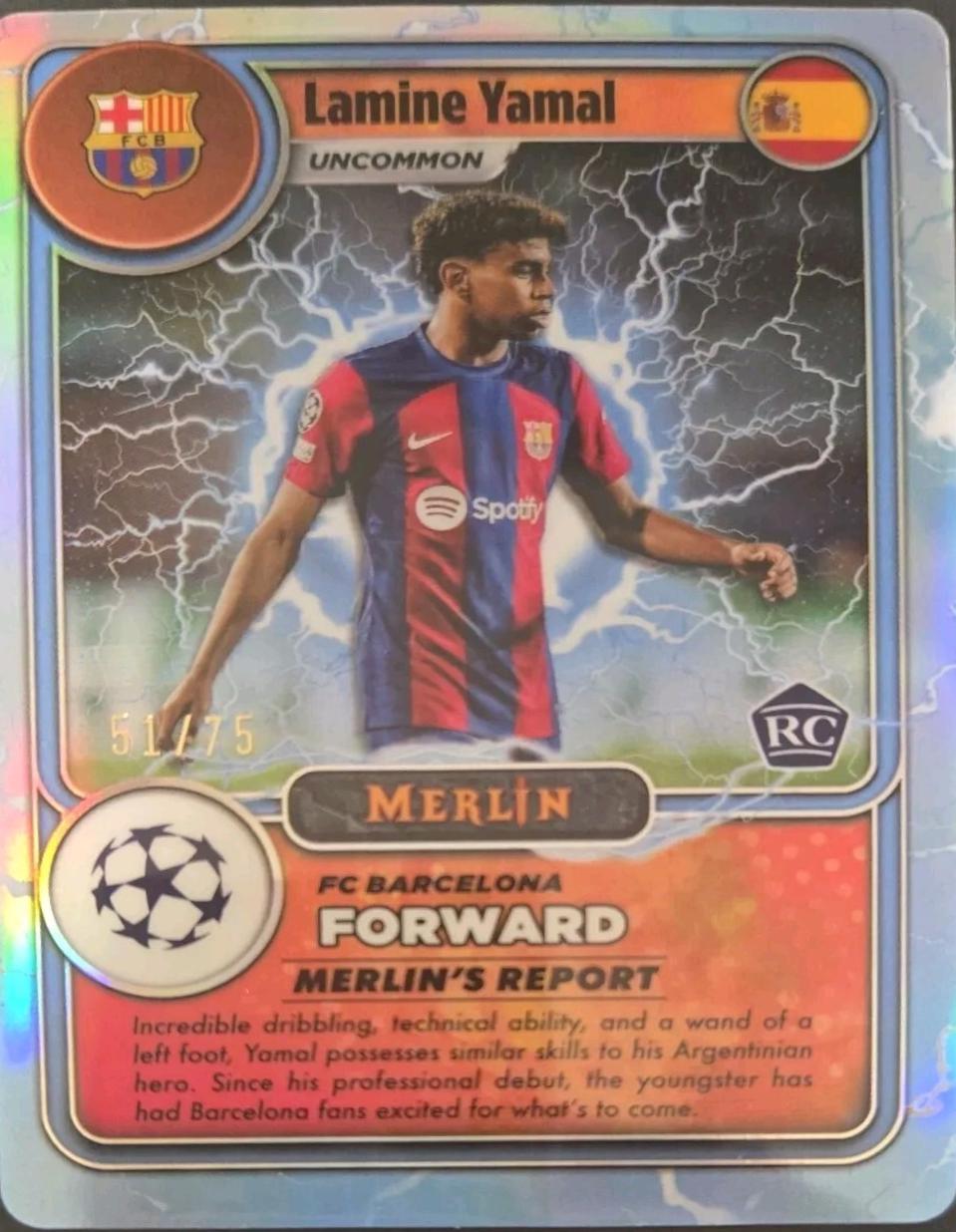 Lamine Yamal [Blue Refractor] #MG-10