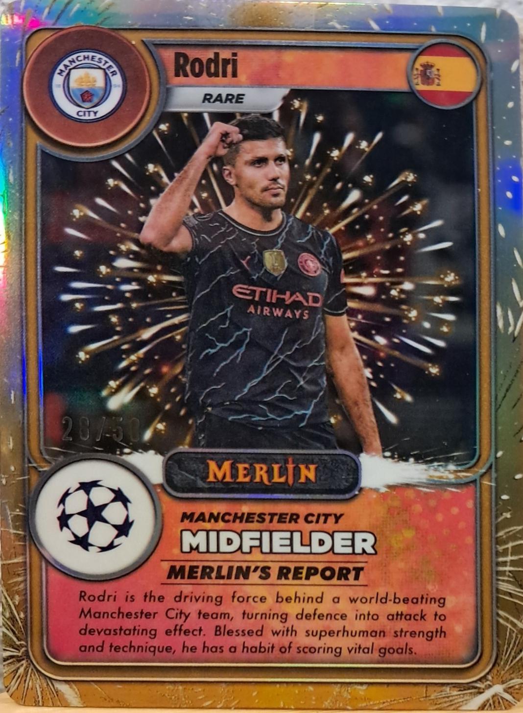 Rodri [Gold Refractor] #MG-9
