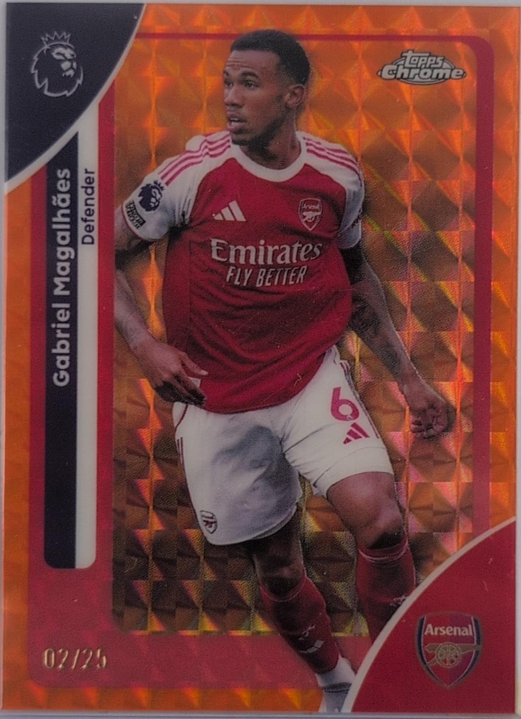 Gabriel Magalhaes [Orange Geometric] #16