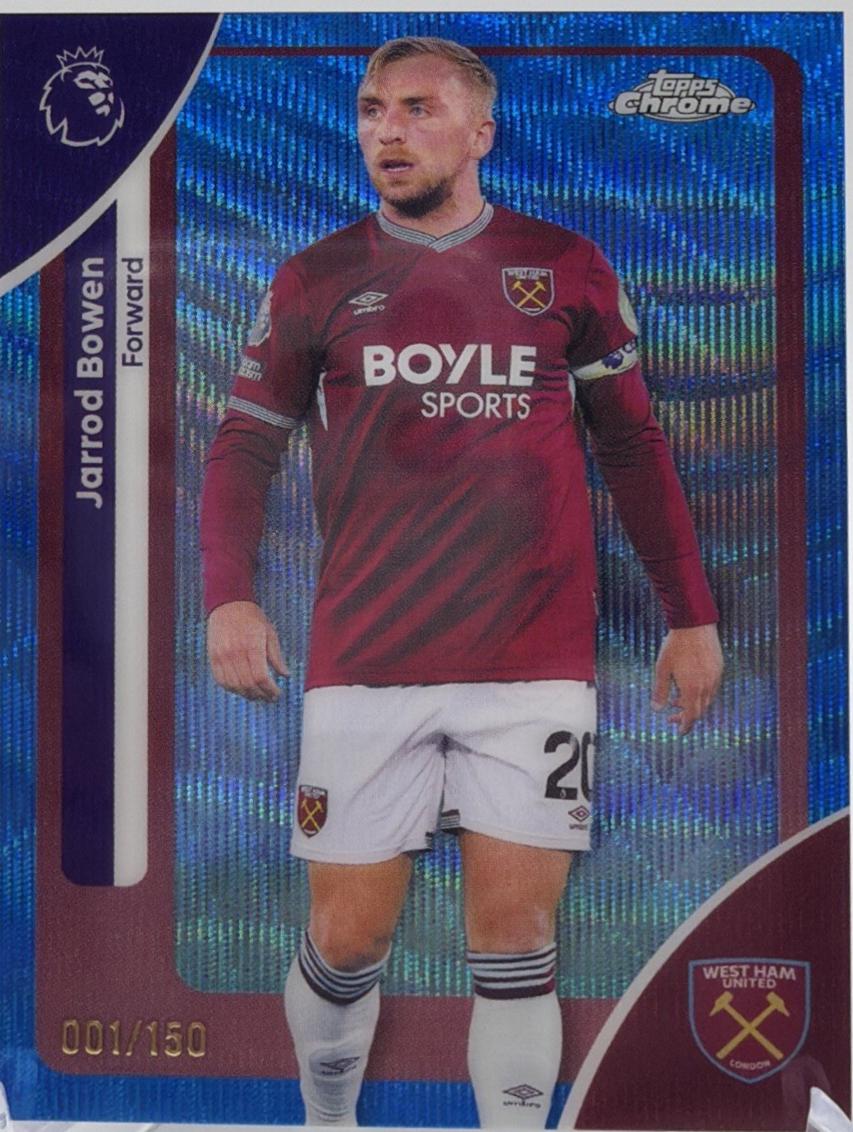 Jarrod Bowen [Blue Wave Refractor] #182