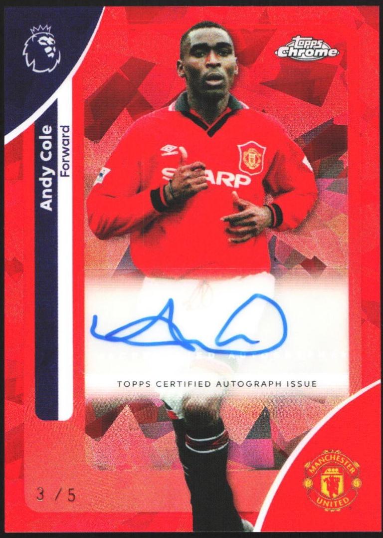 Andy Cole [Red Refractor] #CA-AC