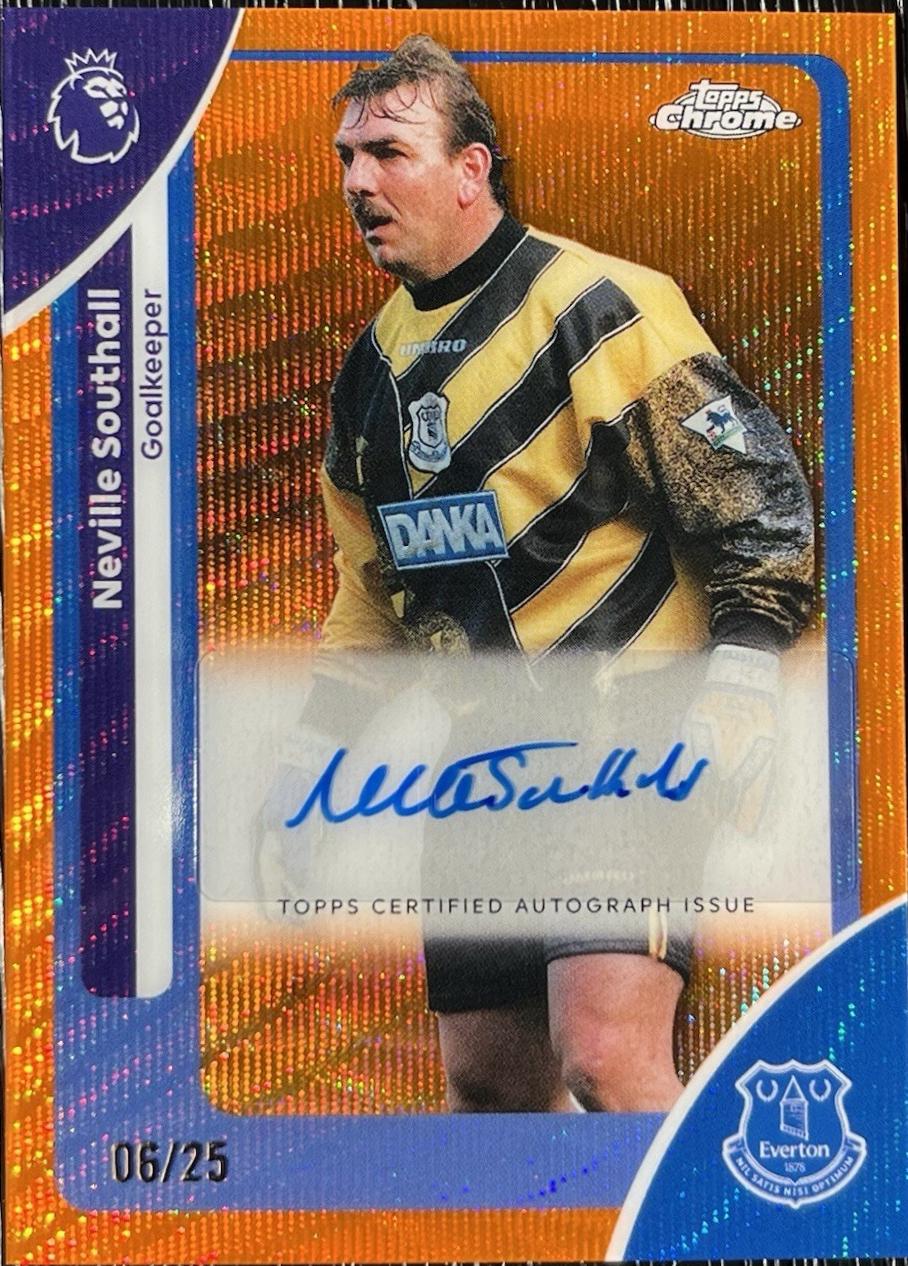 Neville Southall [Orange Wave Refractor] #CA-NE