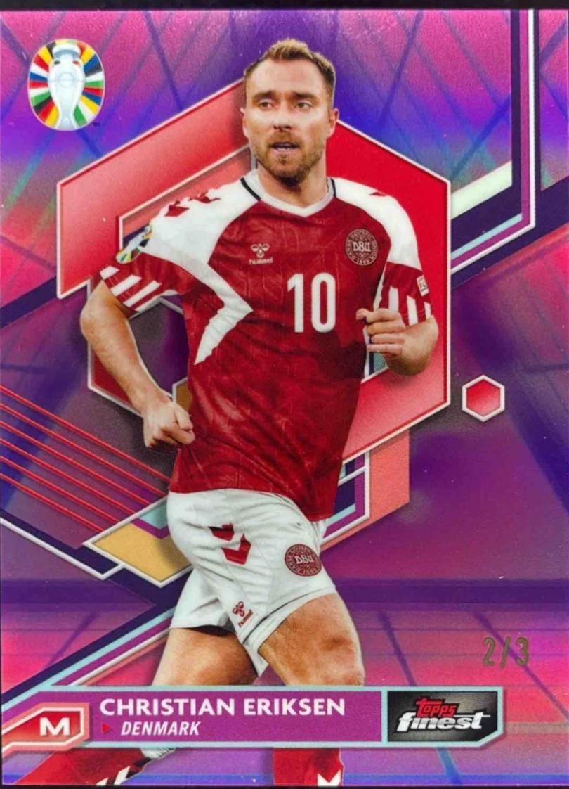 Christian Eriksen [Purple Pink Vaporwave Refractor] #16