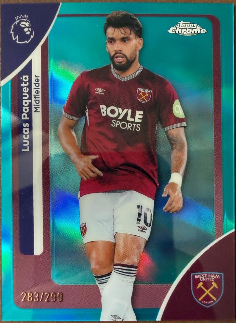 Lucas Paqueta [Teal Refractor] #187