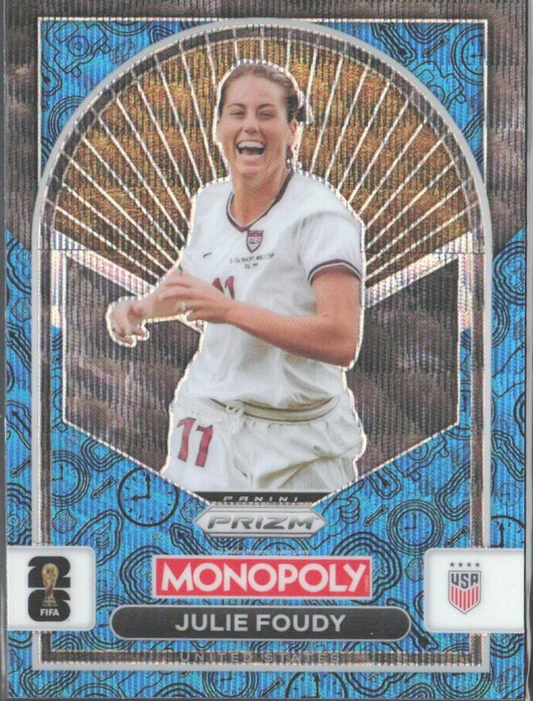 Julie Foudy [Four Corners Blue Wave] #93