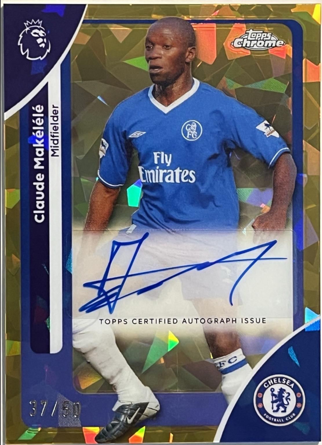 Claude Makelele [Gold Refractor] #CA-CM