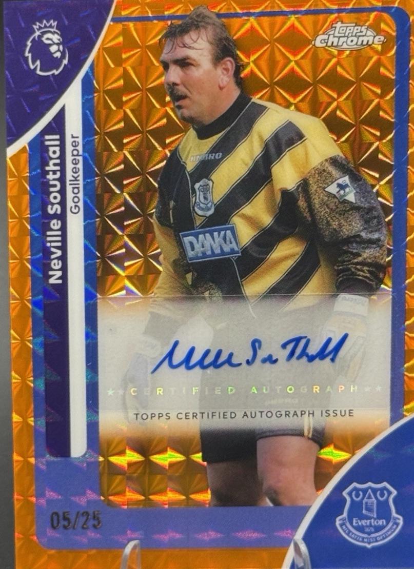 Neville Southall [Orange Geometric Refractor] #CA-NE
