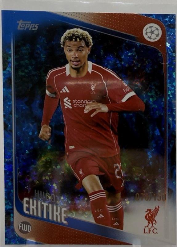 Hugo Ekitike [Blue Foil] #176