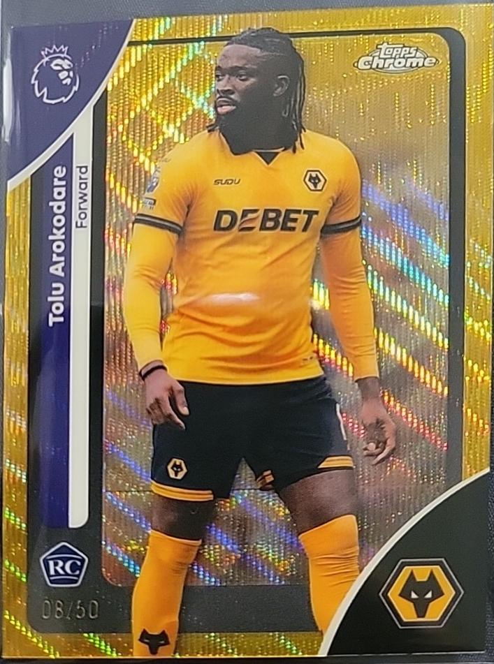 Tolu Arokodare [Gold Wave Refractor] #191