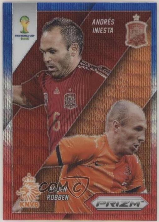 Andres Iniesta / Arjen Robben [Blue & Red Wave] #4
