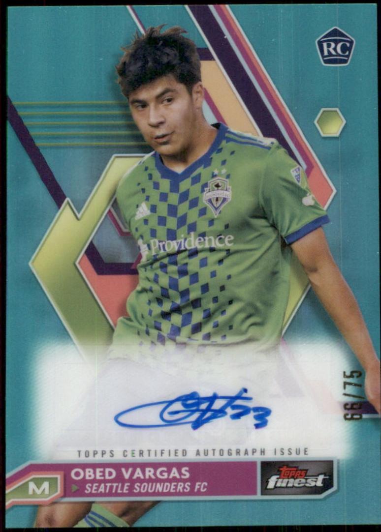 Obed Vargas [Aqua Refractor] #A-OV