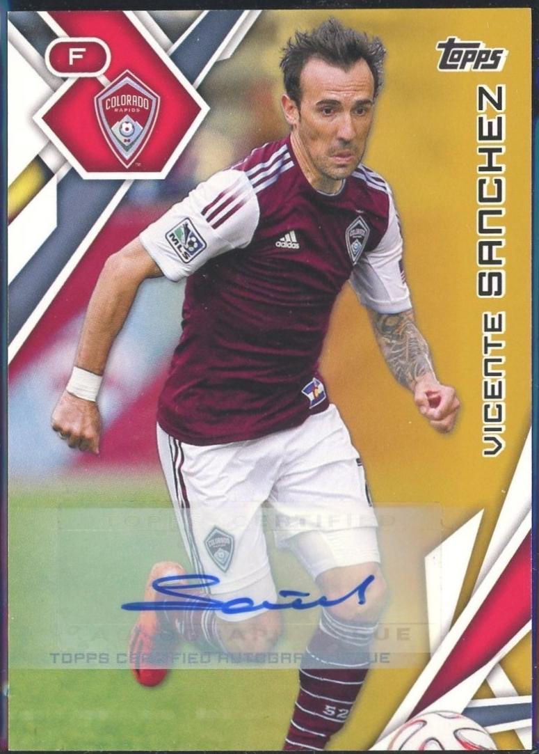 Vicente Sanchez [Gold Autograph] #95