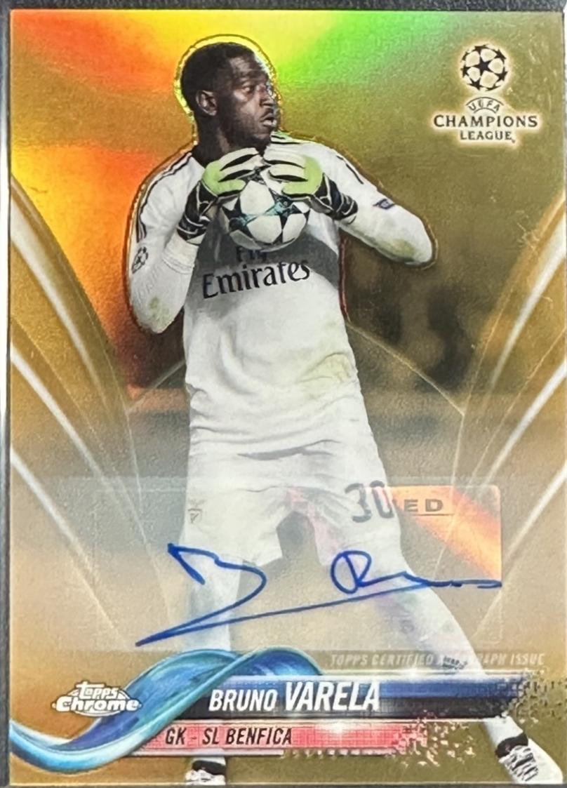 Bruno Varela [Autograph Gold Refractor] #91