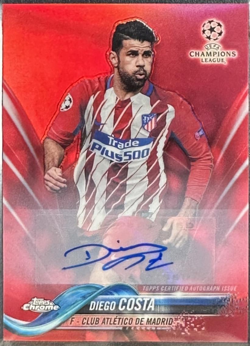Diego Costa [Autograph Red Refractor] #81
