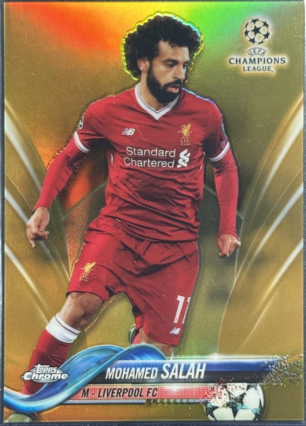 Mohamed Salah [Gold Refractor] #24