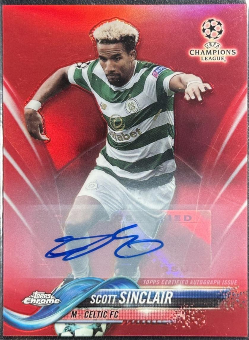 Scott Sinclair [Autograph Red Refractor] #40