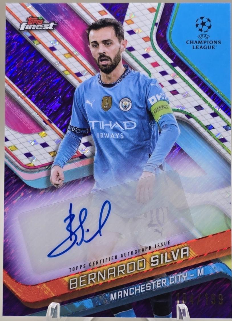 Bernardo Silva [Purple Shimmer Refractor] #BA-BE