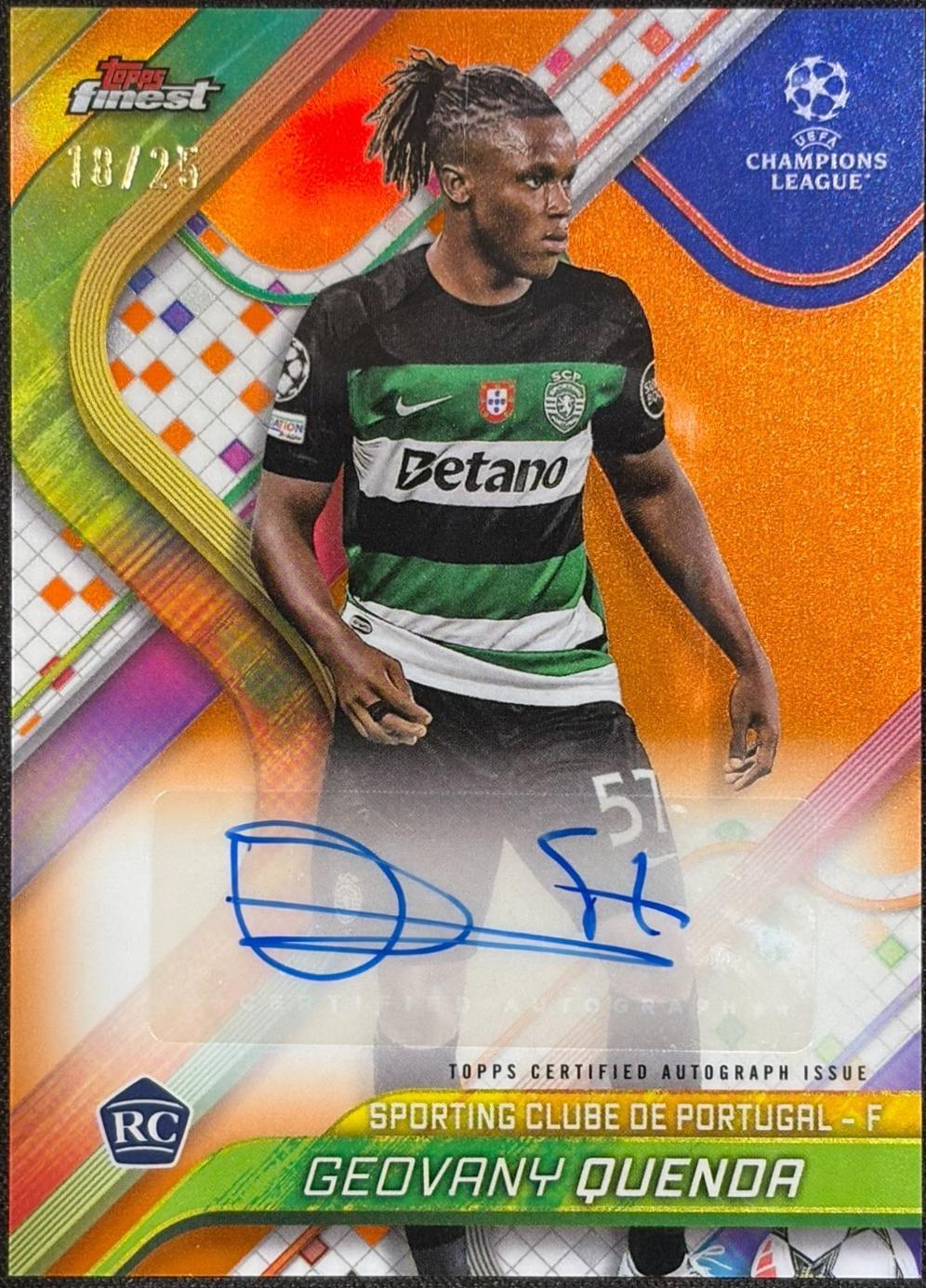 Geovany Quenda [Orange Refractor] #BA-GQ