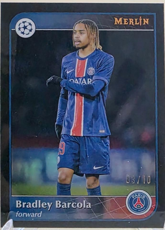 Bradley Barcola [Black Refractor] #29