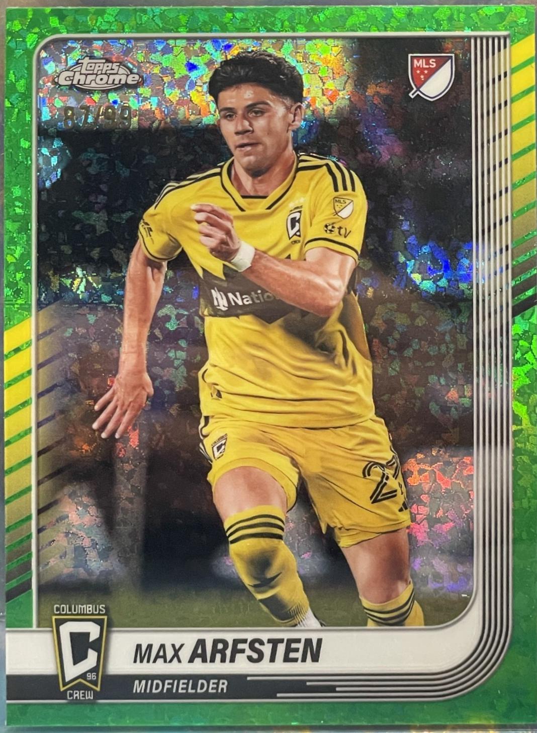 Max Arfsten [Green Mini-Diamonds Refractor] #147
