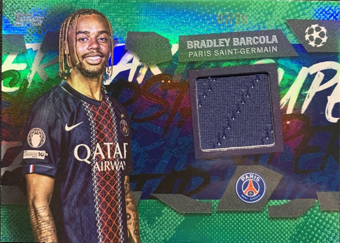 Bradley Barcola [Green] #TSR-BB