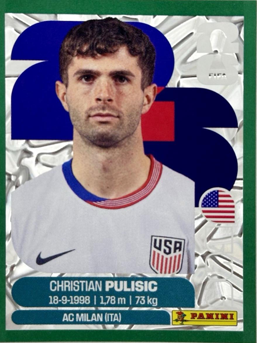Christian Pulisic [Green Crumple] #USA16