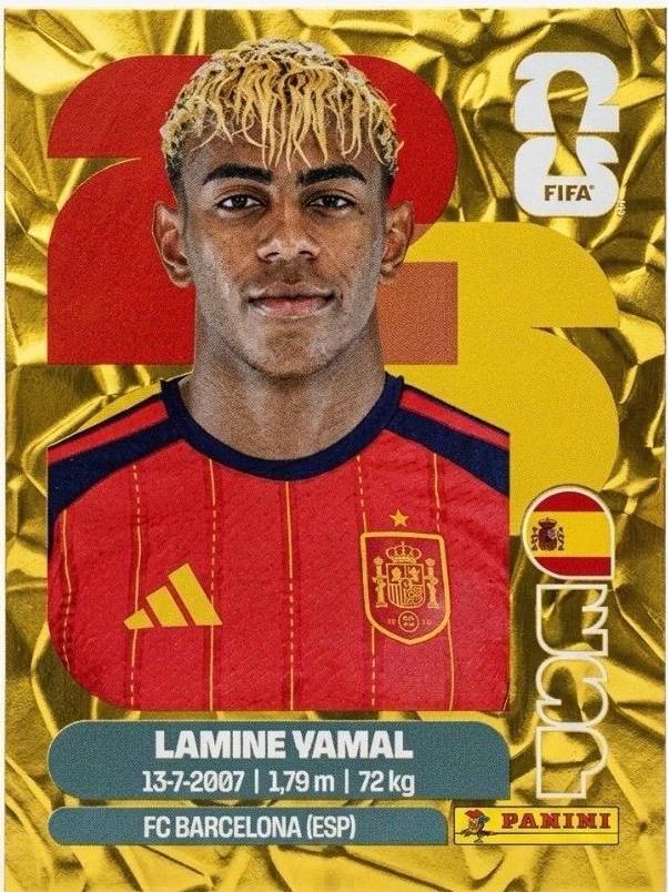 Lamine Yamal [Gold Flood Crumple] #ESP15