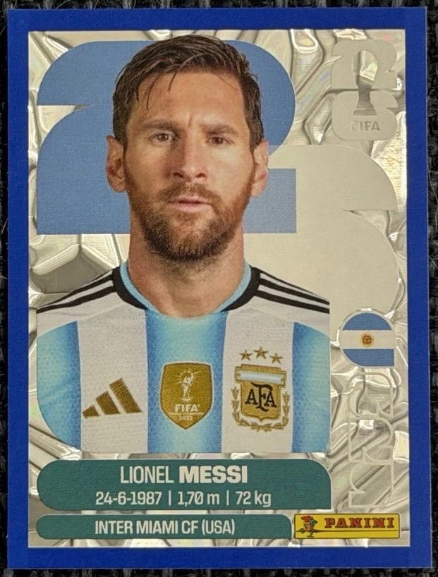 Lionel Messi [Blue Crumple] #ARG17