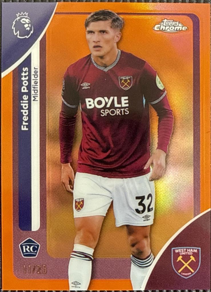 Freddie Potts [Orange Refractor] #186