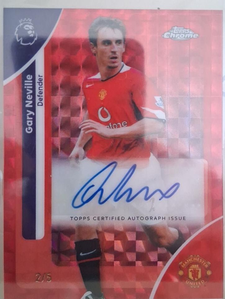 Gary Neville [Red Geometric Refractor] #CA-NV