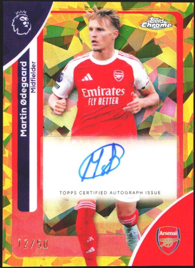 Martin Odegaard [Gold Refractor] #CA-MO