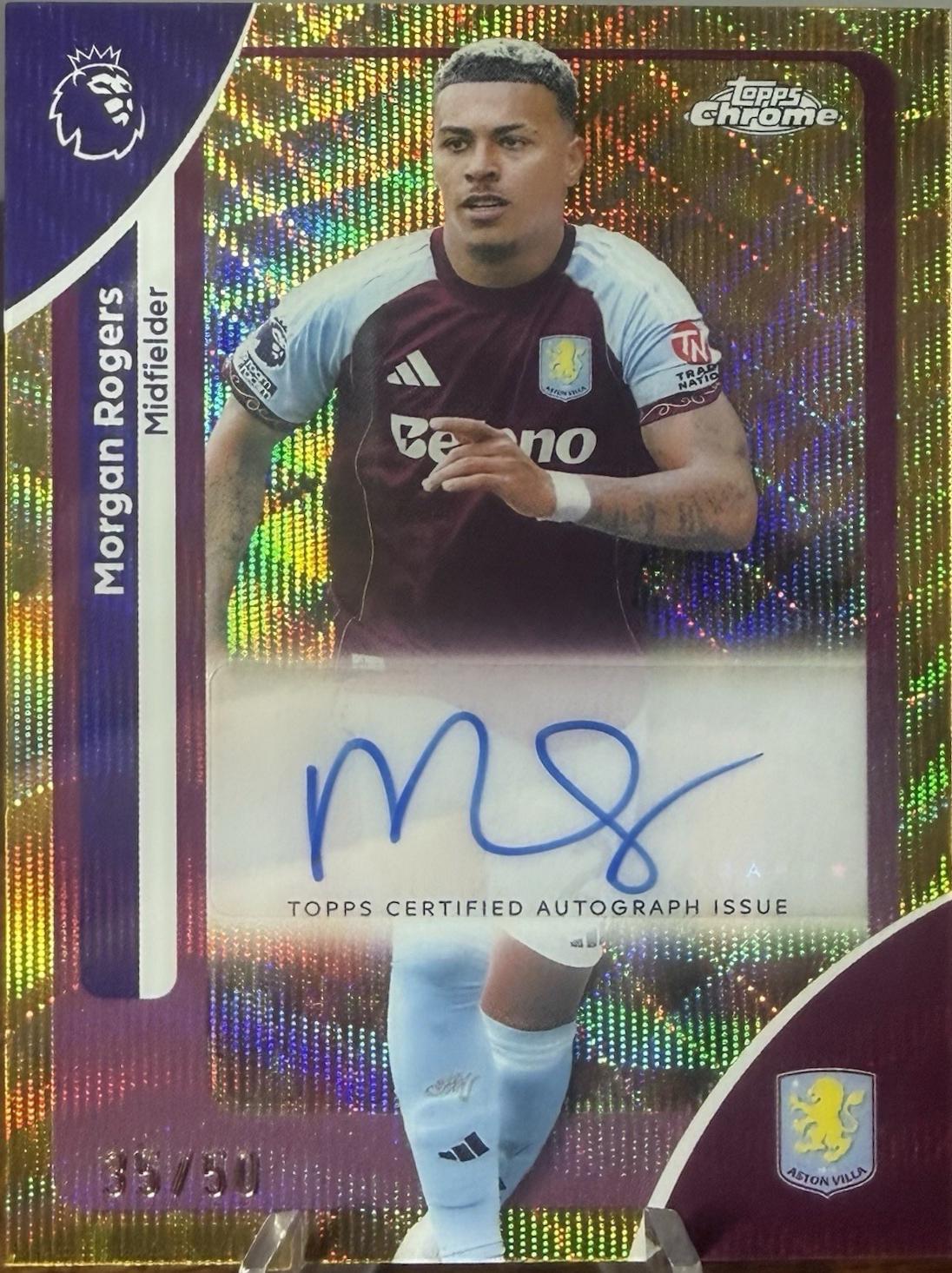 Morgan Rogers [Gold Wave Refractor] #CA-RO