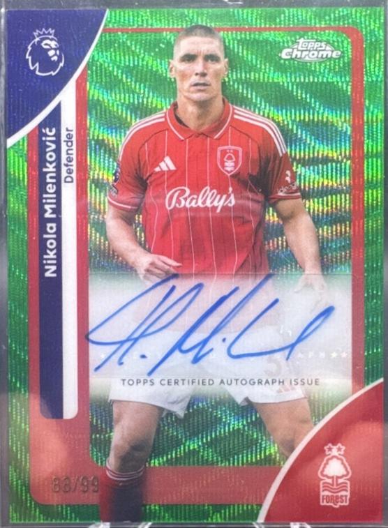 Nikola Milenkovic [Green Refractor] #CA-NM