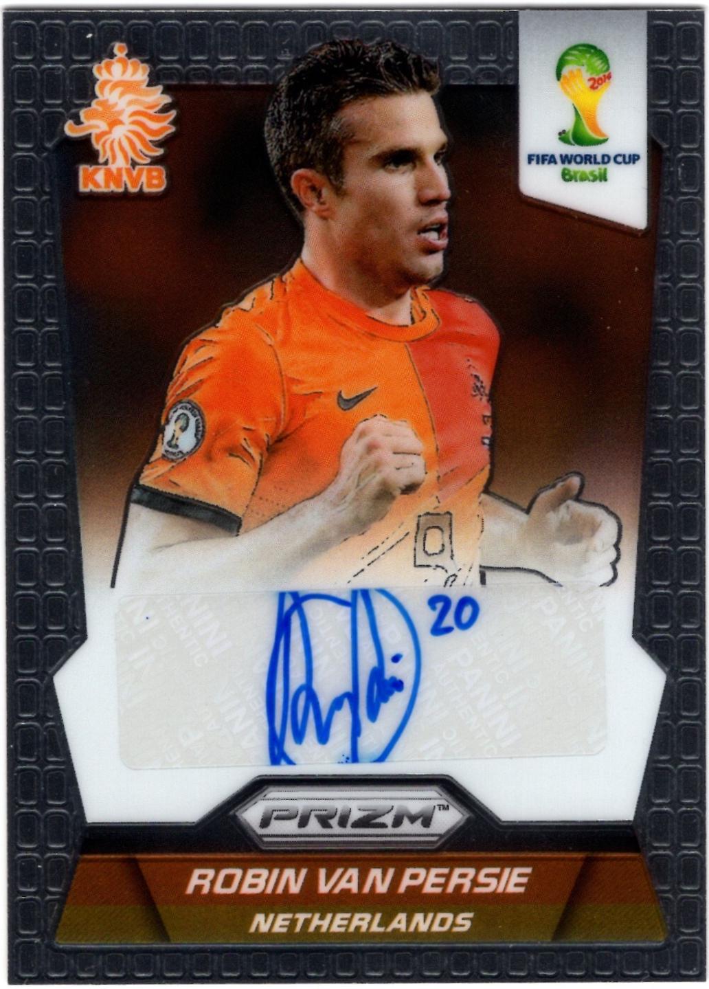 Robin van Persie [Black Prizm] #S-RVP