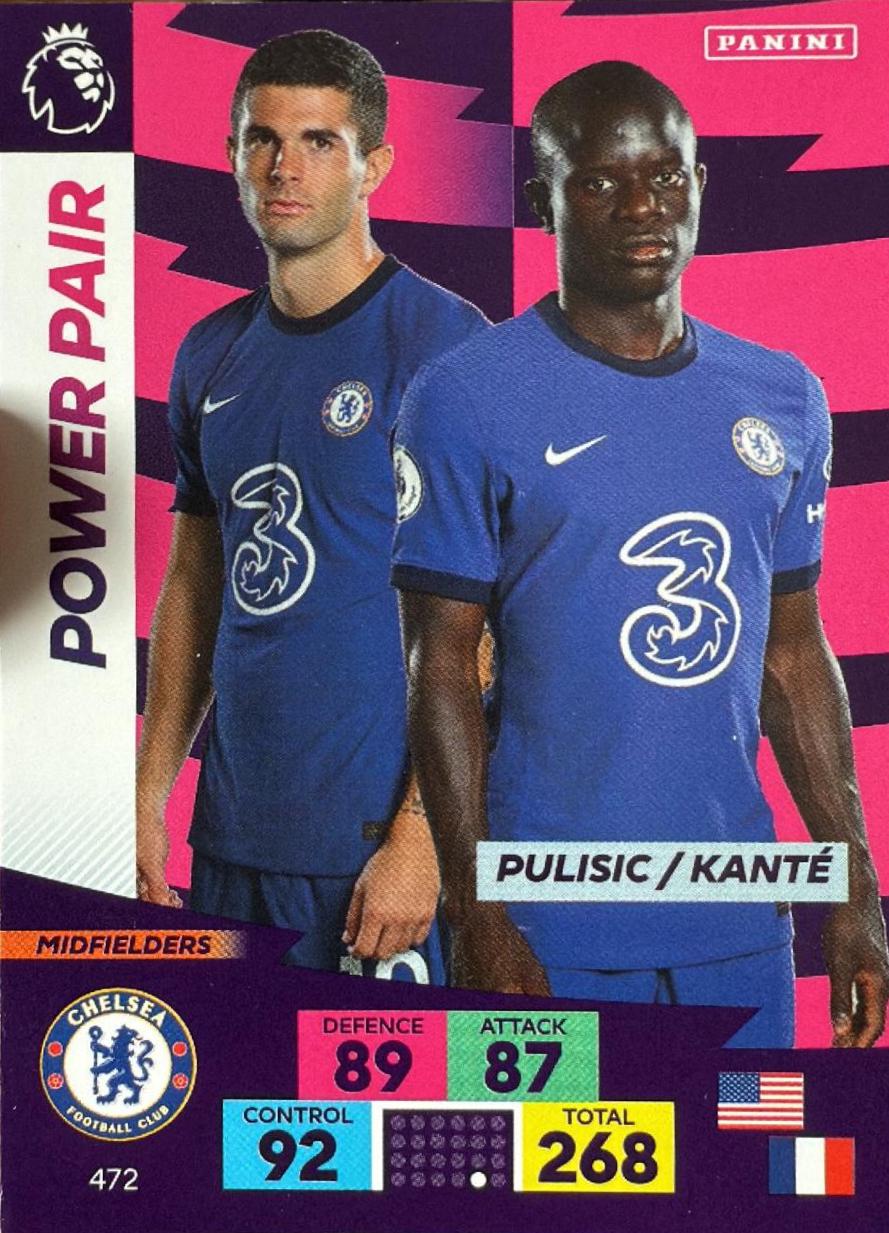 Christian Pulisic, N'Golo Kante #472