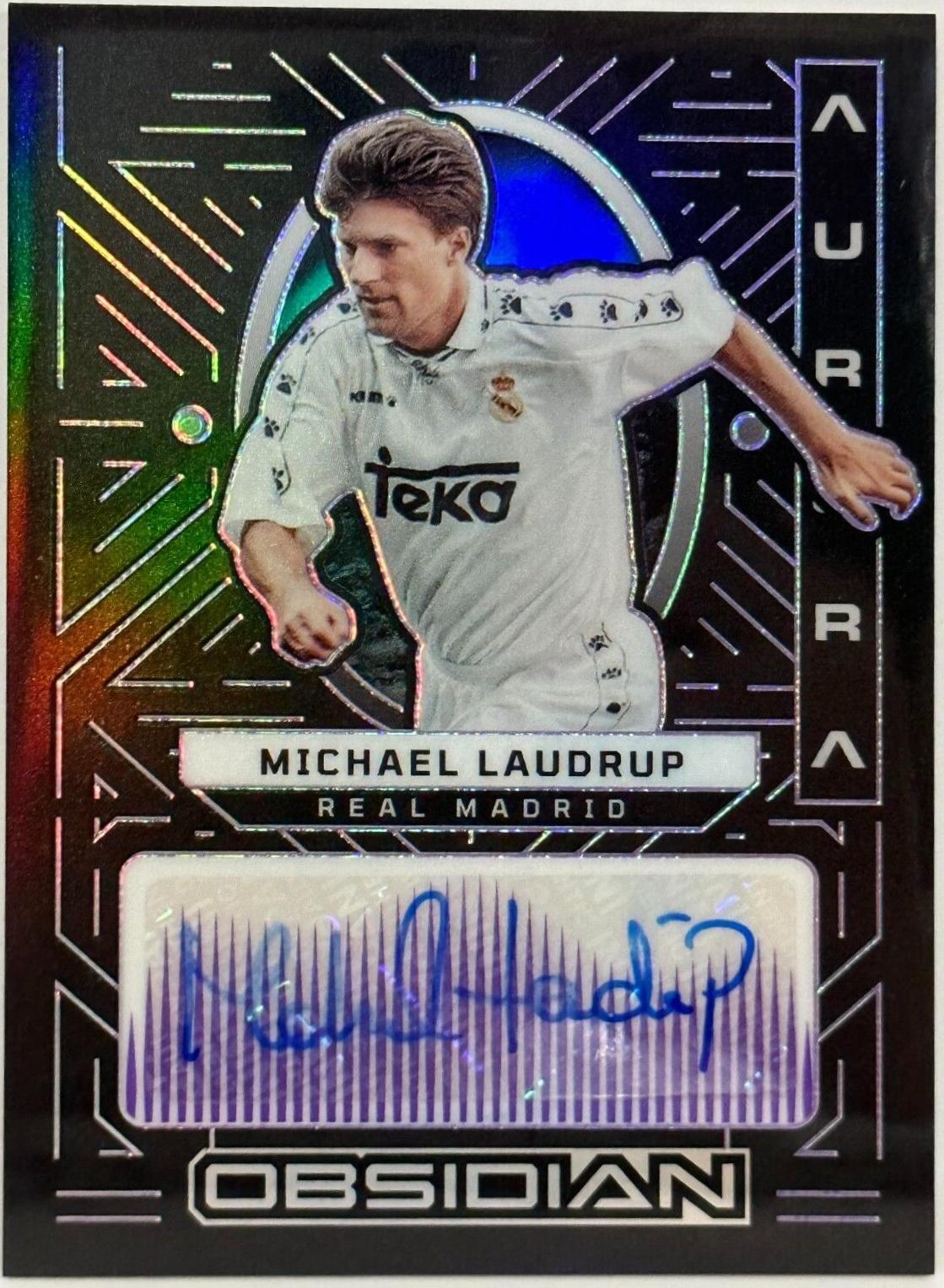 Michael Laudrup [Purple Electric Etch] #AA-ML