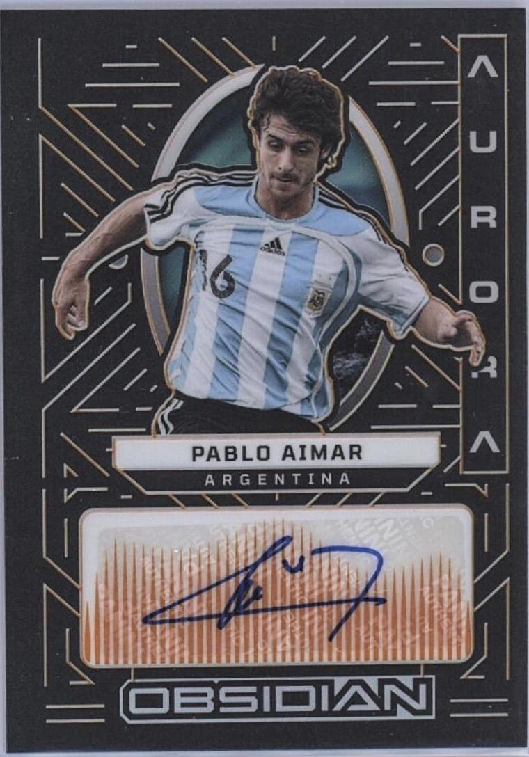 Pablo Aimar [Orange Electric Etch] #AA-PAI