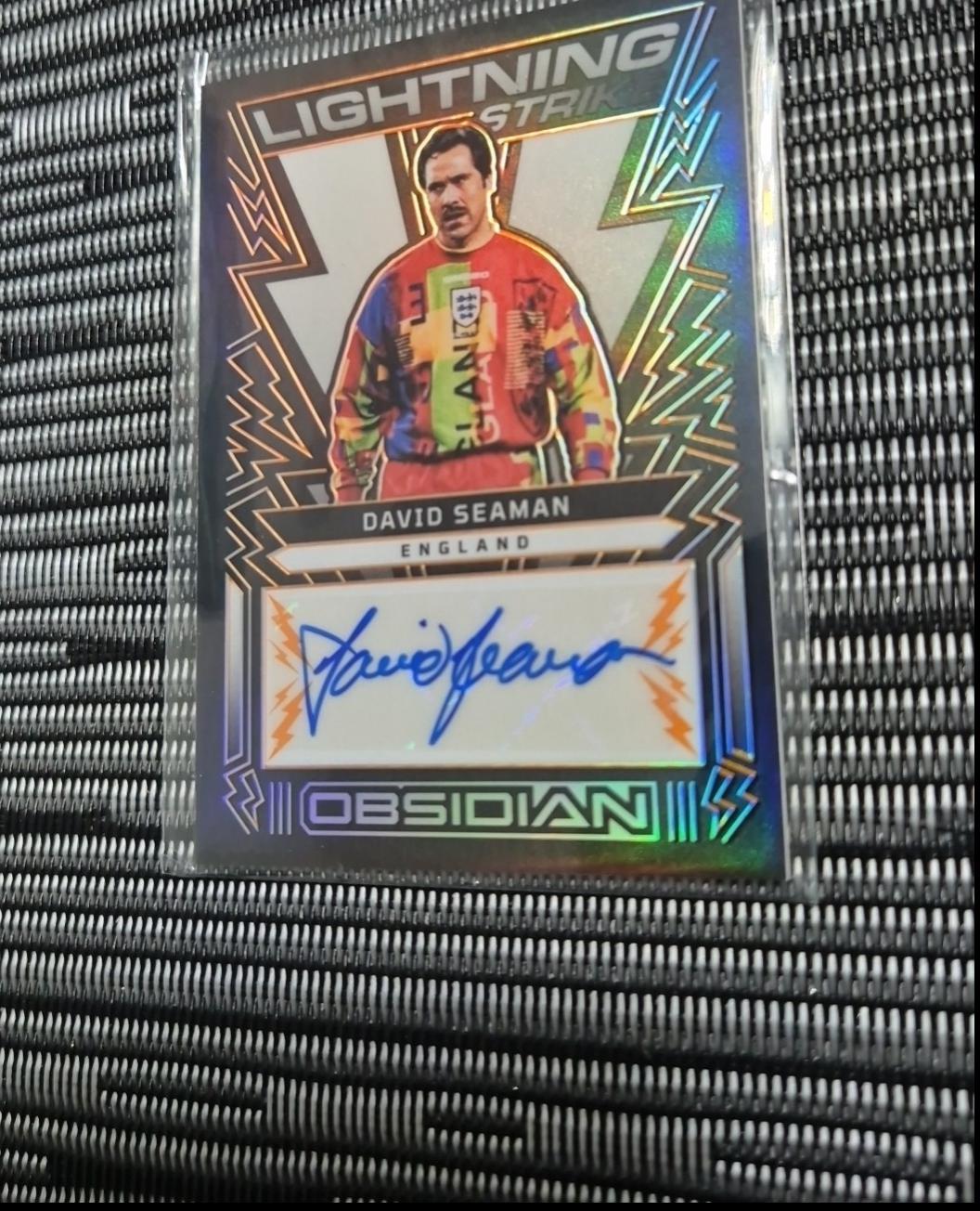 David Seaman [Orange Electric Etch] #LS-DS
