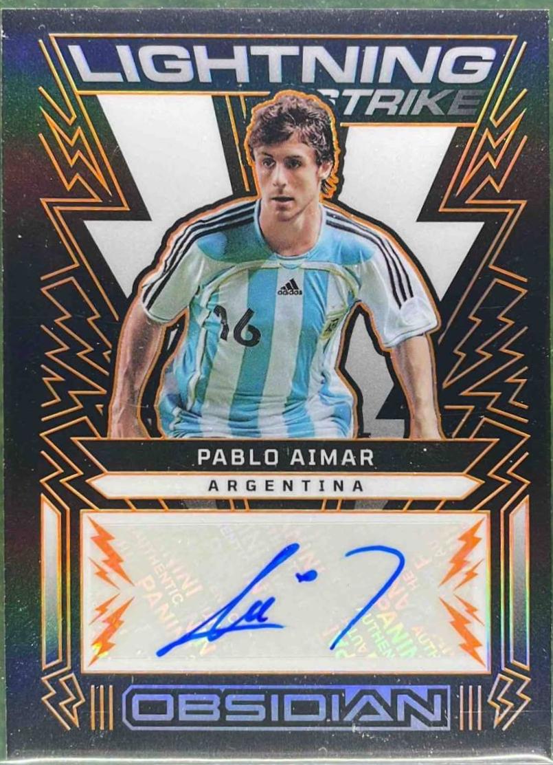 Pablo Aimar [Orange Electric Etch] #LS-PAI