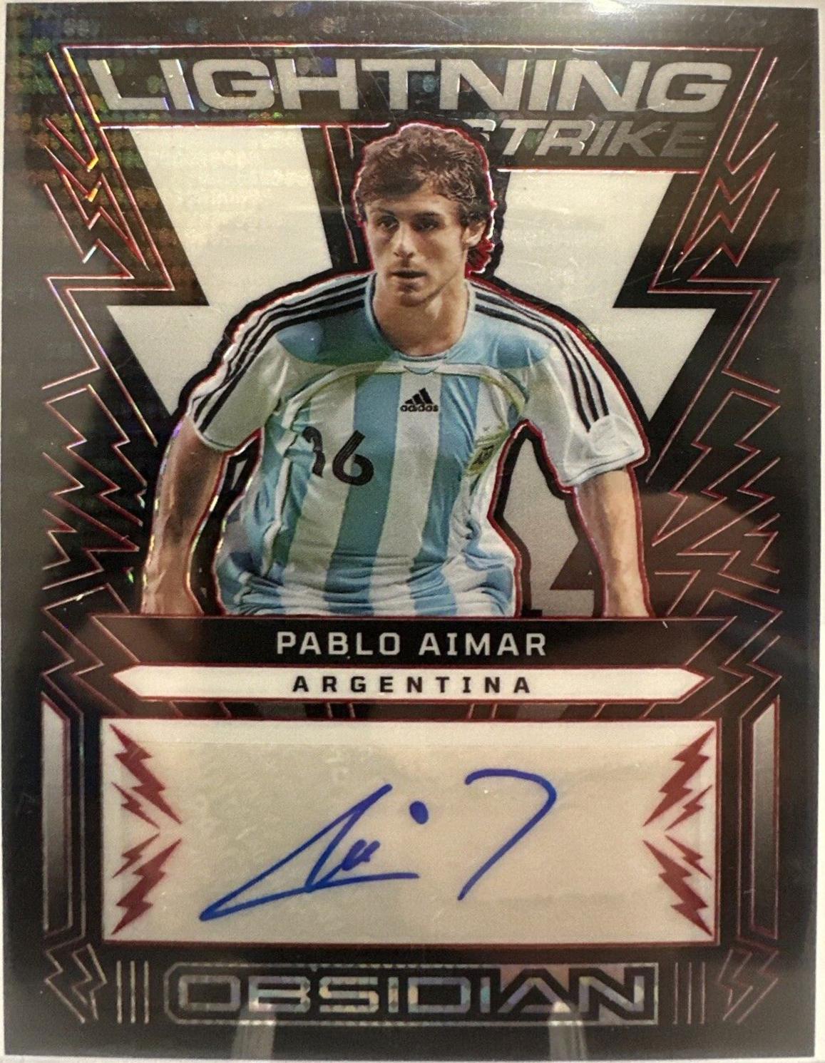 Pablo Aimar [Red Pulsar Electric Etch] #LS-PAI