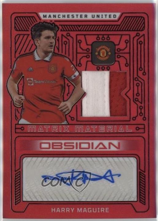 Harry Maguire [Red Flood Electric Etch] #MMA-HM