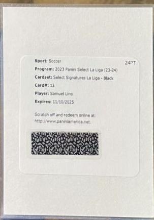 Samuel Lino [Black] #13