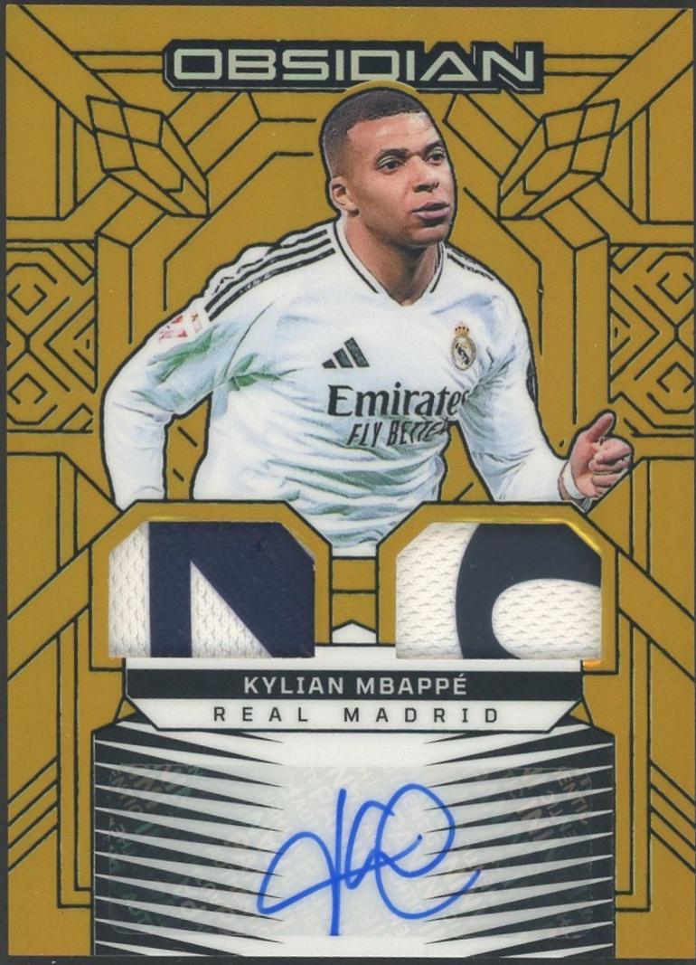 Kylian Mbappe [Electric Etch Gold Flood] #26