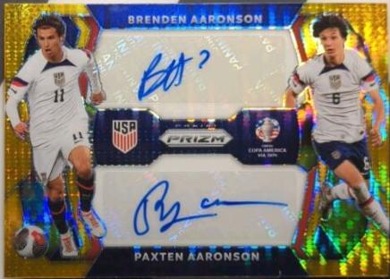Brenden Aaronson / Paxten Aaronson [Gold] #DS-BP