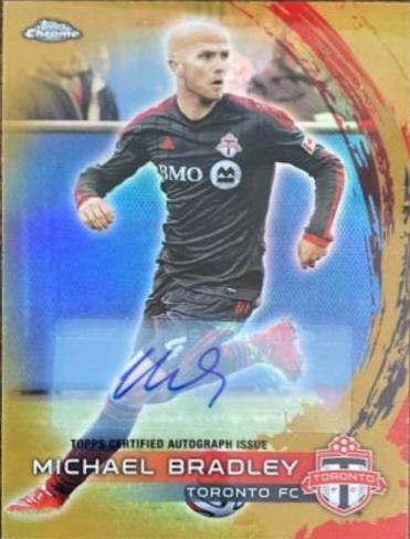 Michael Bradley [Autograph Gold Refractor] #83