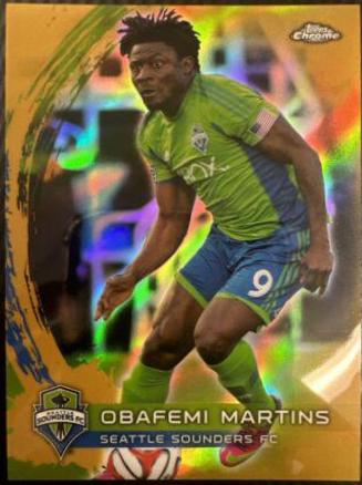 Obafemi Martins [Autograph Gold Refractor] #78