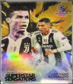 Cristiano Ronaldo [Gold Refractor] #SS-CR