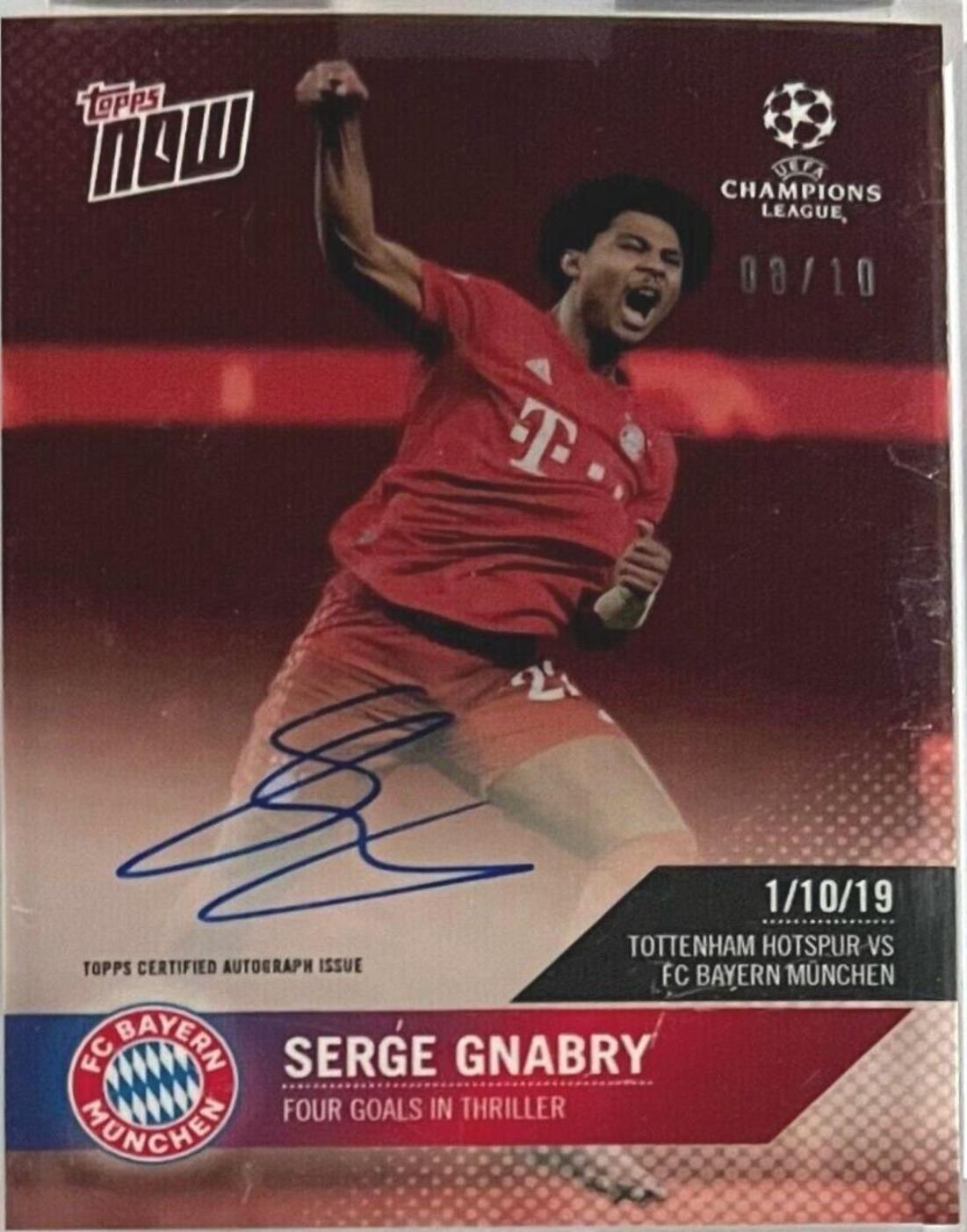 Serge Gnabry [Autograph] #13C